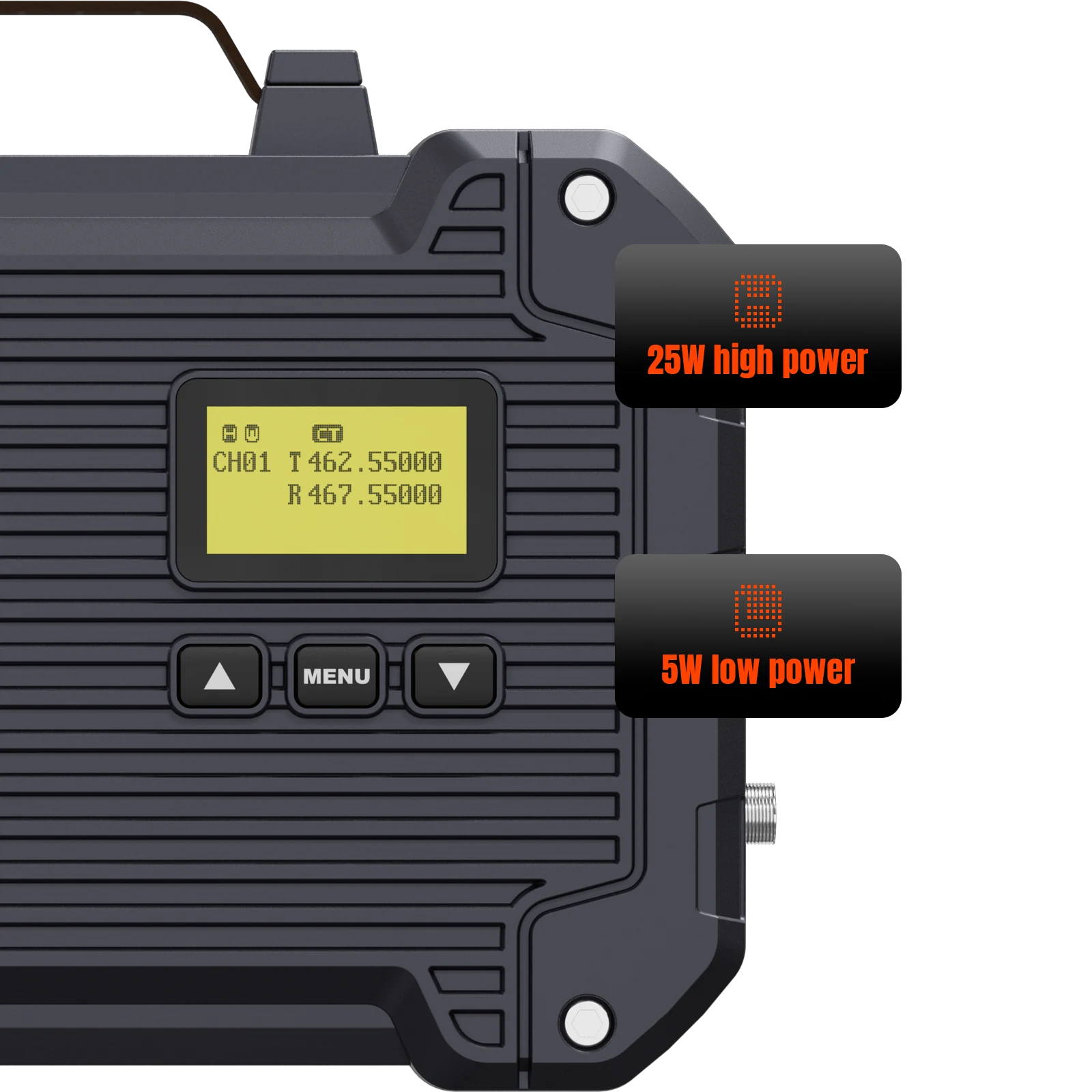 25W high power / 5W low power 25W high power / 5W low power