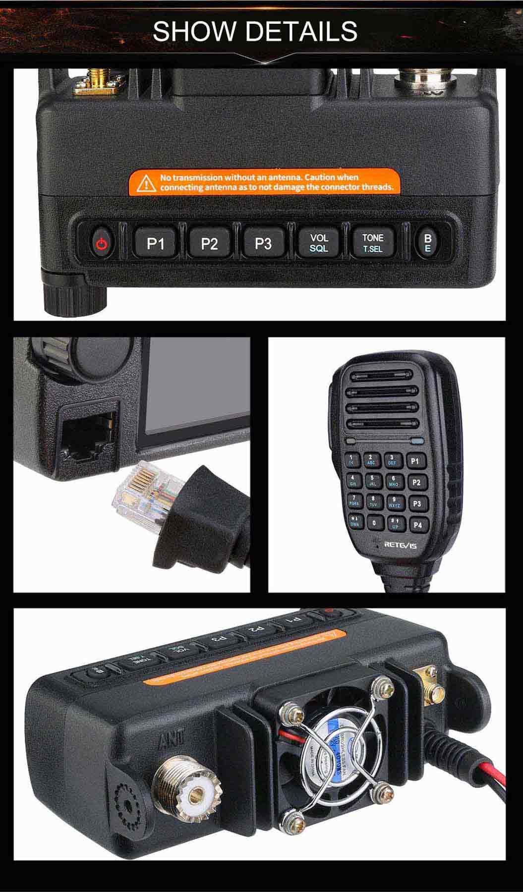 Mobile RT73 Mini GPS Dual Band Mobile Radio