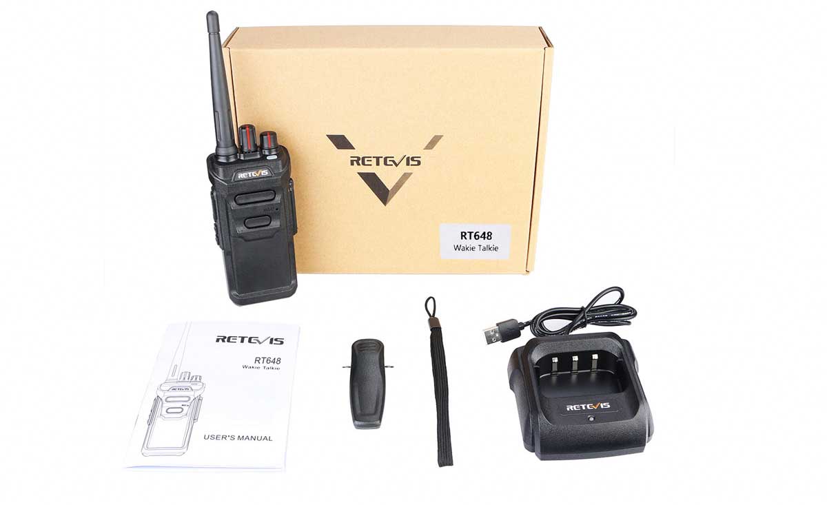 Retevis RT48 FRS license-free waterproof radio pair for outdoor work