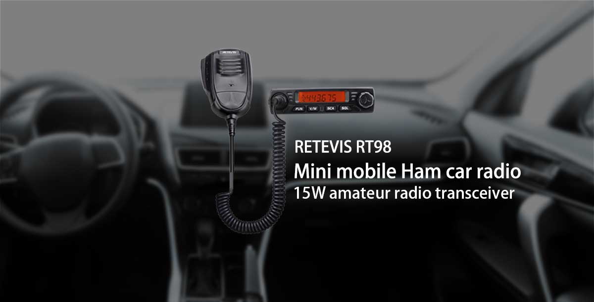 RT98 Mini Transceiver Powerful Mobile Radio Car Radio
