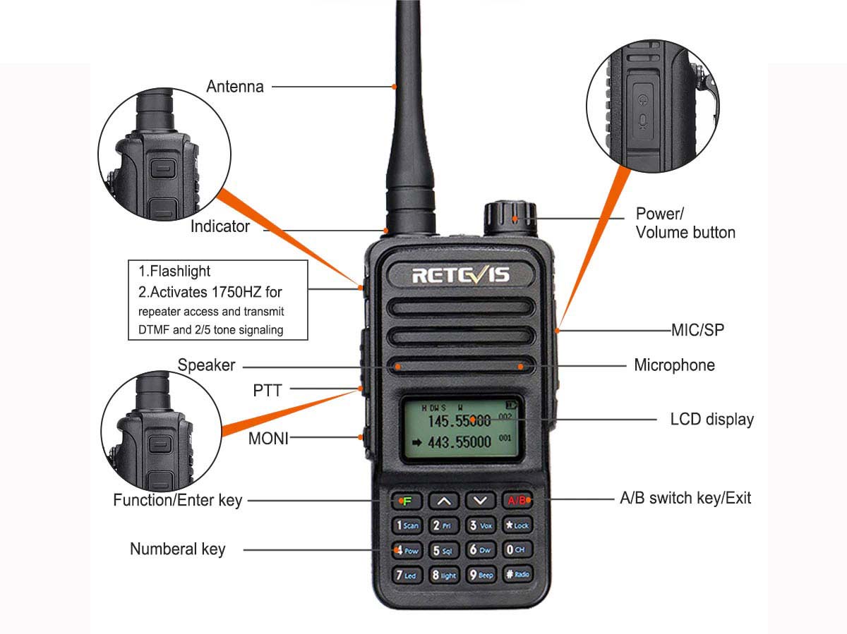 RT85 HAM Radio RT85 Dual Band HAM Radio