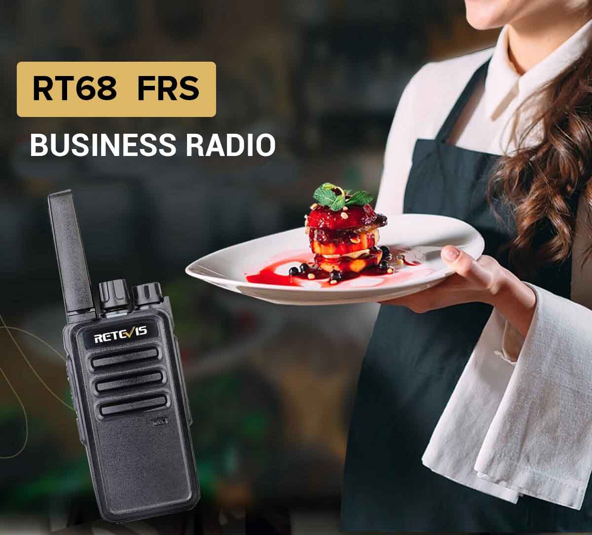 New Retevis RT68 FRS Channels CTCSSDCS TOT VOX Scan walkie talkie estauran