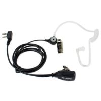 2 Pin PTT MIC Covert Acoustic Tube In-ear Earpiece Headset 2 Pin PTT MIC Covert Acoustic Tube In-ear Earpiece Headset