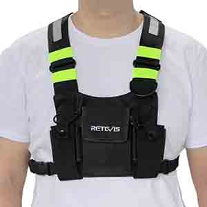 HB02 Black Fluorescent Double Chest Bag HB02 Black Fluorescent Double Chest Bag