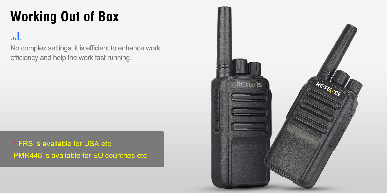 Retevis NR10 Noise Canceling Two Way Radio is easy to use Retevis NR10 Noise Canceling Two Way Radio is easy to use