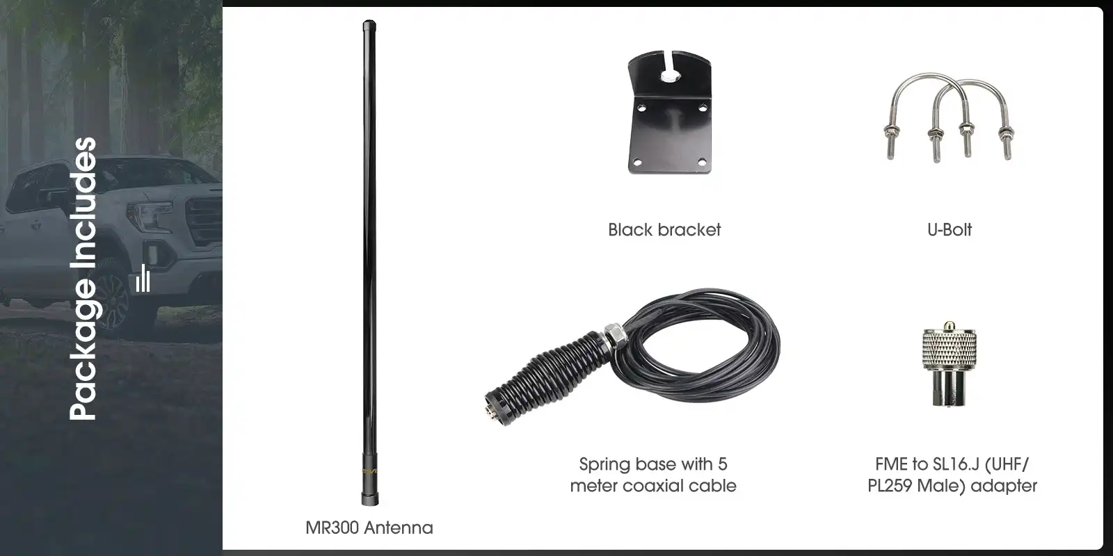 retevis-mr300-fiberglass-radome-gmrs-antenna-package-includes retevis-mr300-fiberglass-radome-gmrs-antenna-package-includes