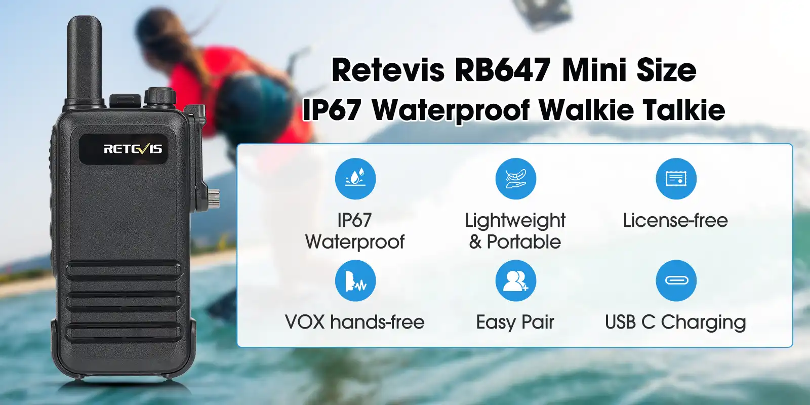 Retevis-RB647-Waterproof-Ultra-Thin-Walkie-Talkies Retevis-RB647-Waterproof-Ultra-Thin-Walkie-Talkies