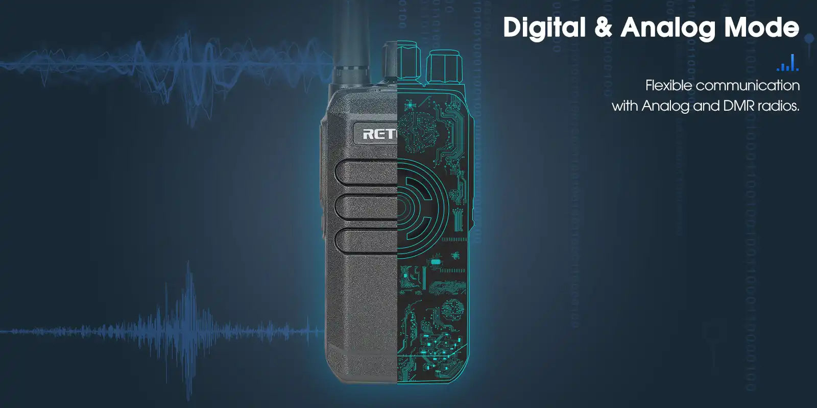 Retevis-RT40-DMR-Radio-Analog-and-Digital-Mode Retevis-RT40-DMR-Radio-Analog-and-Digital-Mode