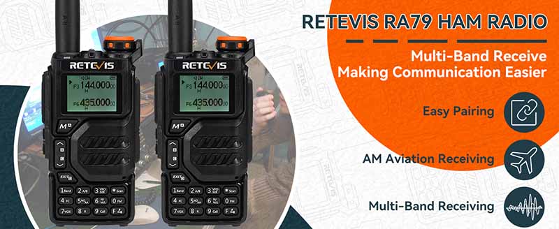 full-band receiving ham radio RA79