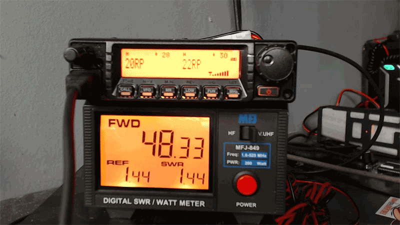real power of the RA87 GMRS radio