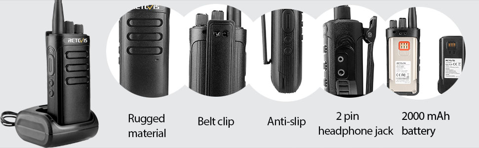 RETEVIS RB85 LONG-RANGE RUGGED TWO WAY RADIOS