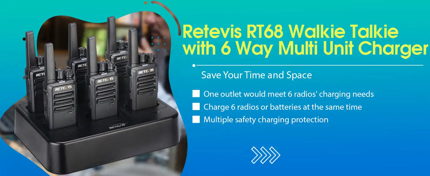 Retevis-RT68-Portable-FRS-Two-Way-Radios-Rechargeable-with-Multi-Unit-Charger