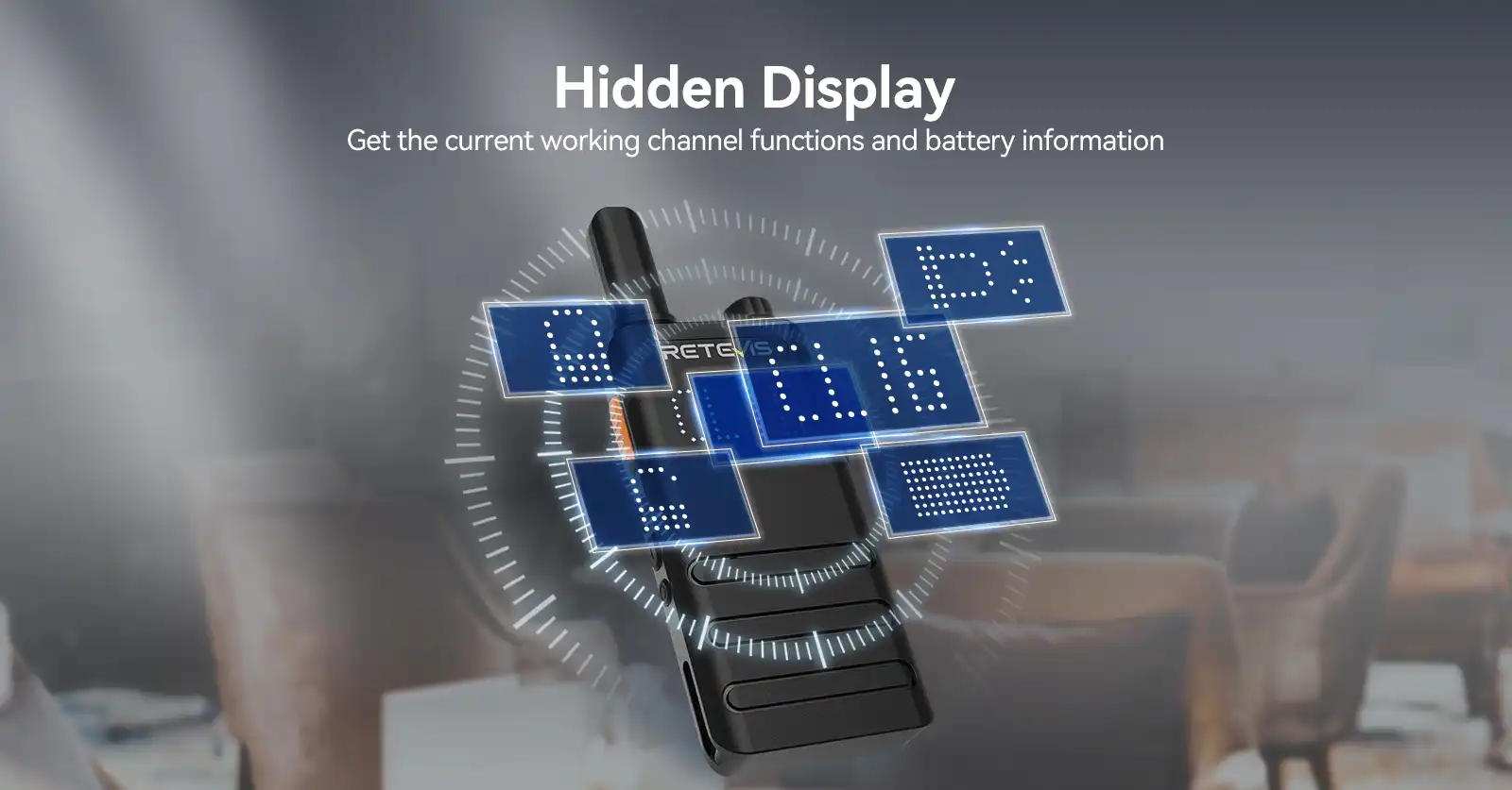 Retevsi-B3H-B63H-license-free-walkie-talkie-hidden-display