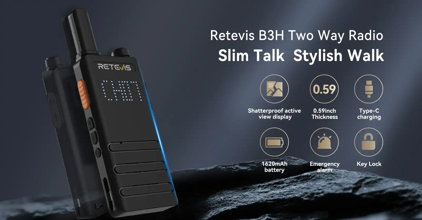 RETEVIS B3H PMR446 RADIO