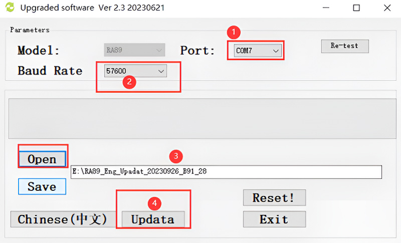 Retevis RA89 update RA89 Radio Firmware Upgrade