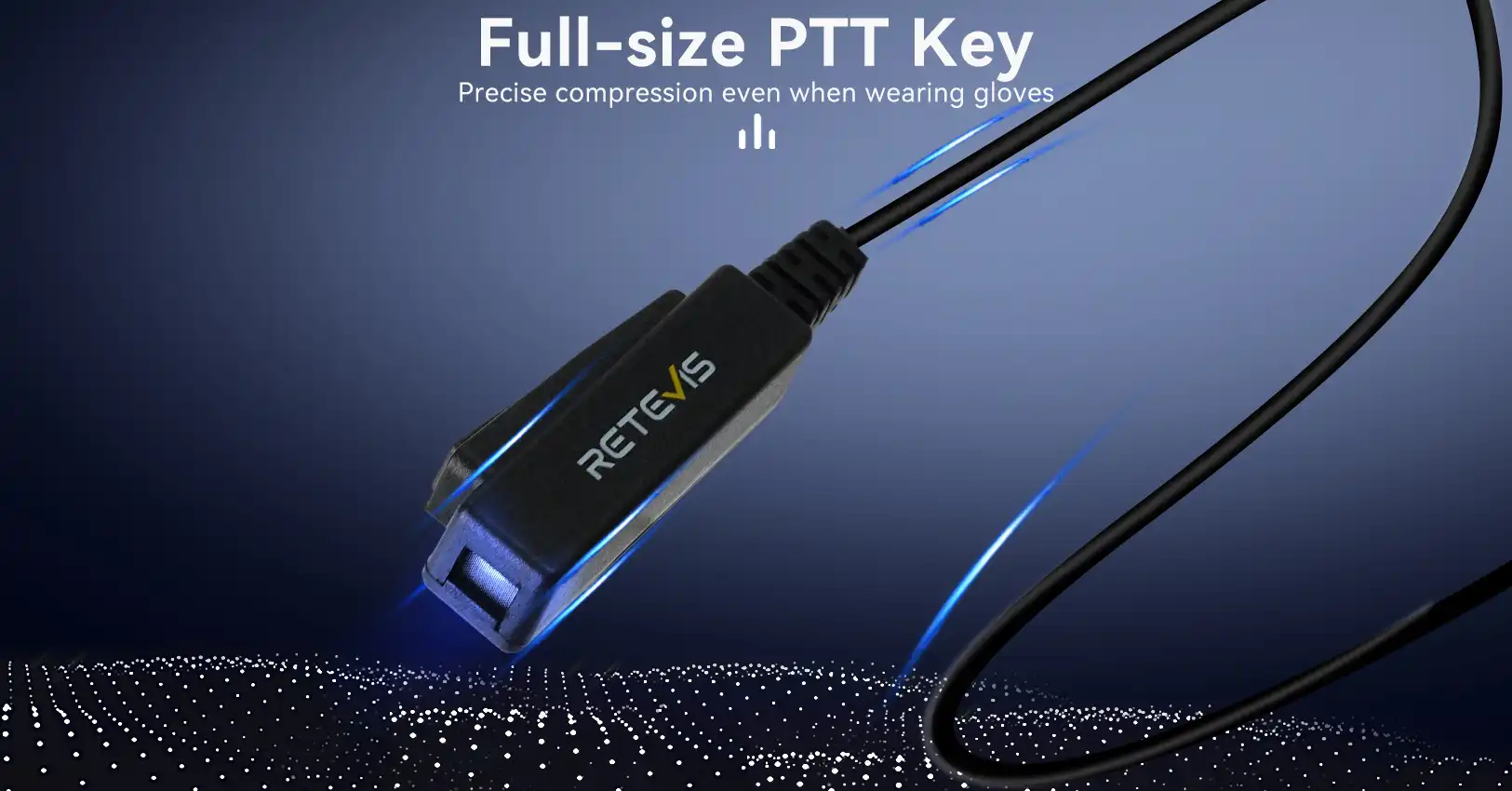 Retevis EEK023 Earpiece Big PTT Retevis EEK023 Earpiece Big PTT