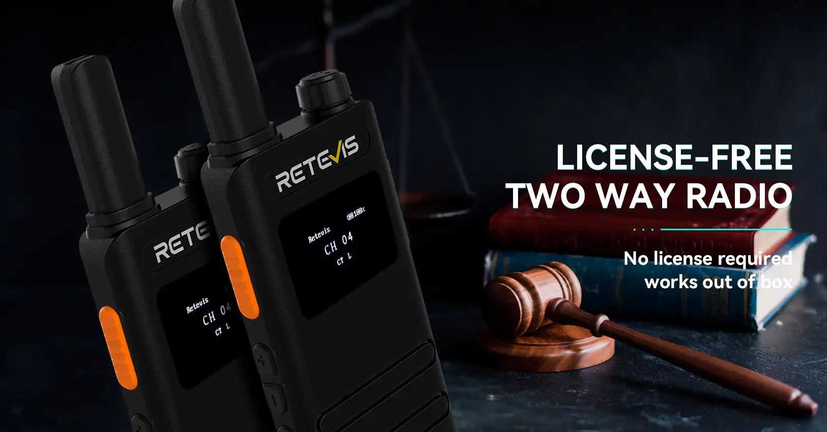 Retevis B63S License Free PMR446 Ultra Slim Walkie Talkie