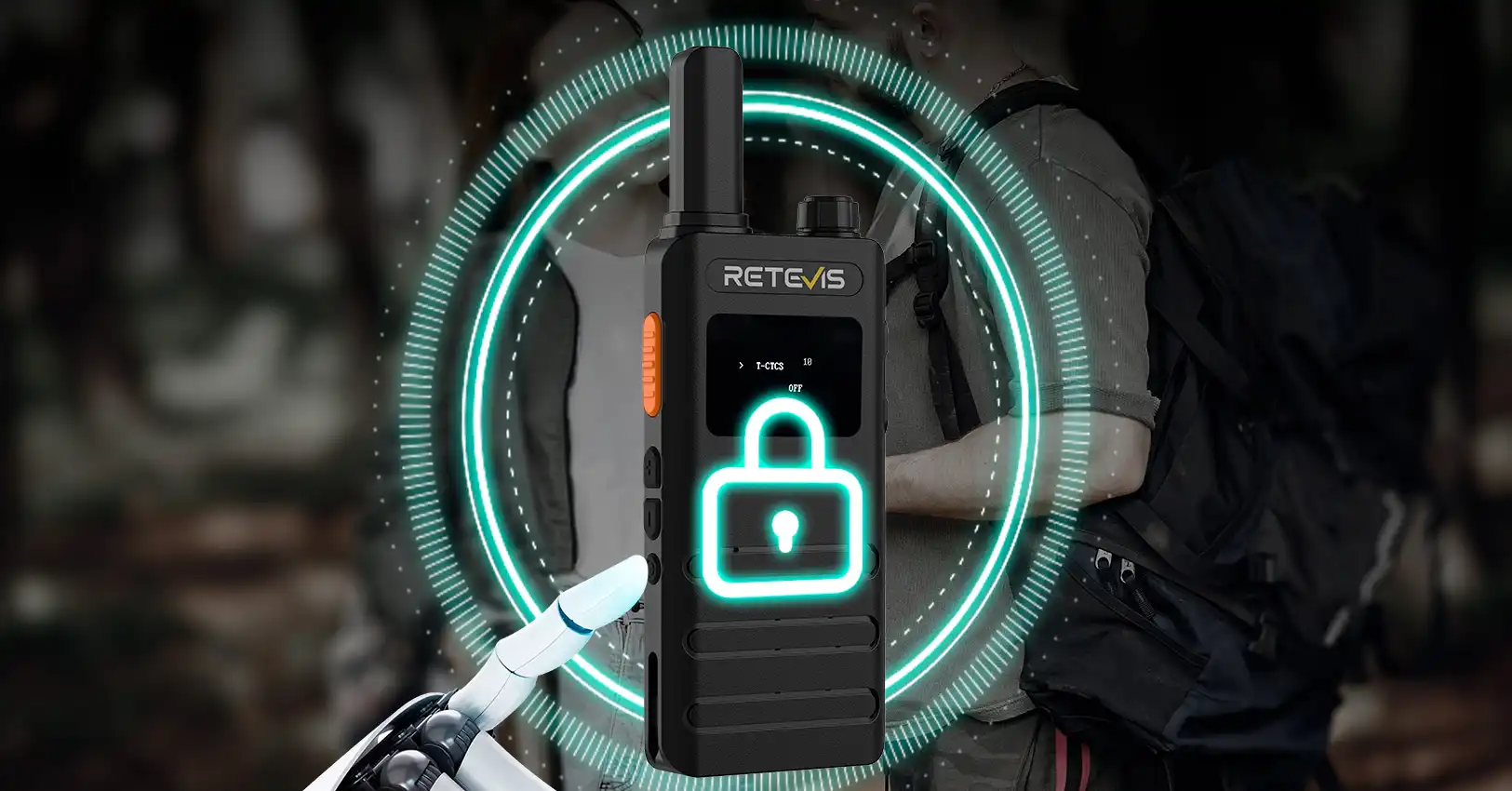 Retevis B3S FRS Ultra Thin Walkie Talkie Channel Lock Function Retevis B3S FRS Ultra Thin Walkie Talkie Channel Lock Function