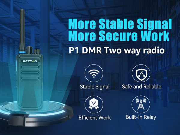 retevis p1 long range walkie talkie