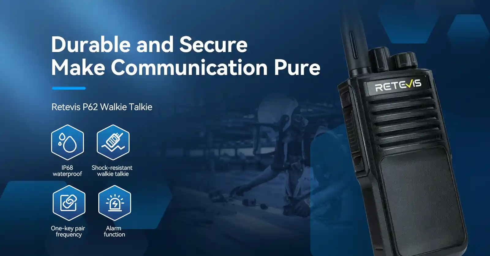 waterproof walkie talkie for warehouse