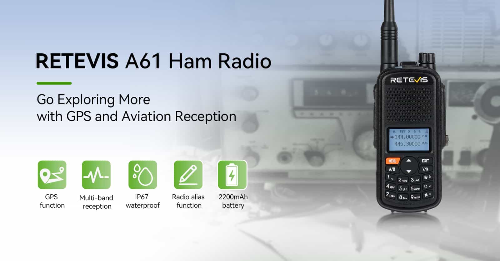 retevis-a1-5w-gps-analog-walkie-talkie