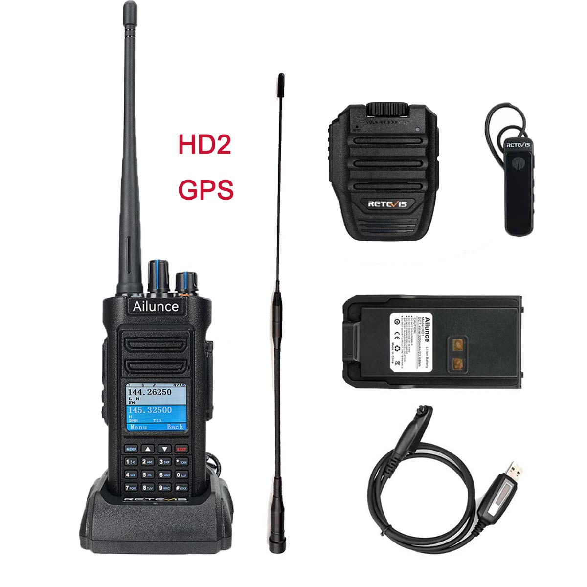 HD2 Waterproof Dual Band DMR Radio HD2 Waterproof Dual Band DMR Radio
