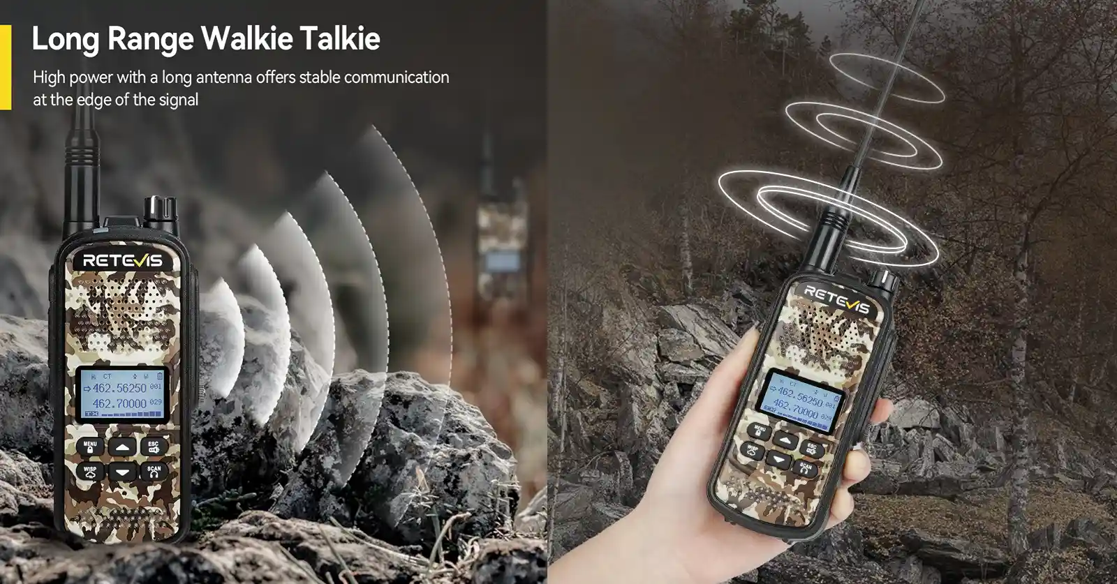 Retevis EZTalk2 Long Range Hunting Two Way Radio Retevis EZTalk2 Long Range Hunting Two Way Radio