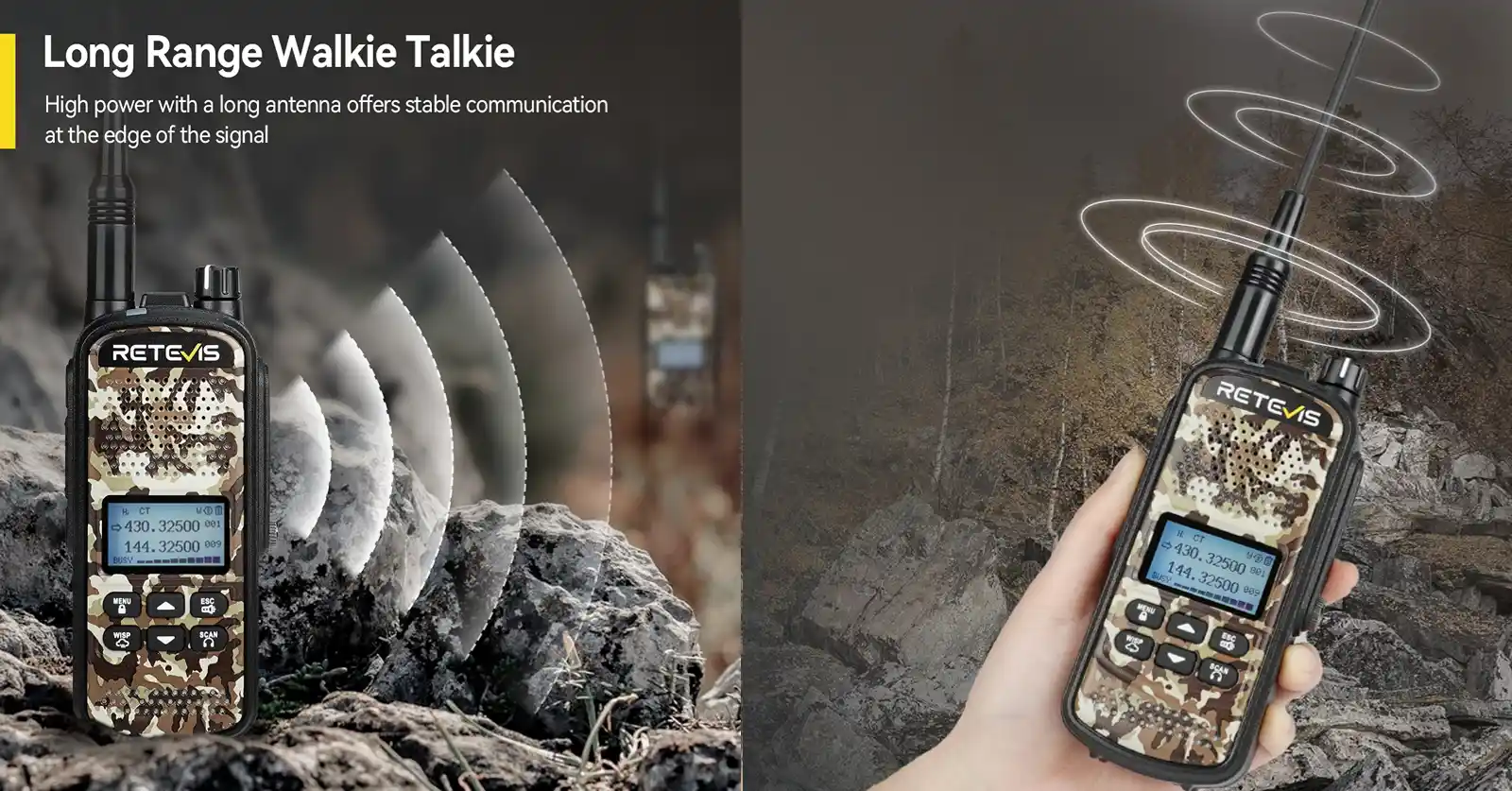 Retevis EZTalk62 Long Range Hunting Two Way Radio Retevis EZTalk62 Long Range Hunting Two Way Radio