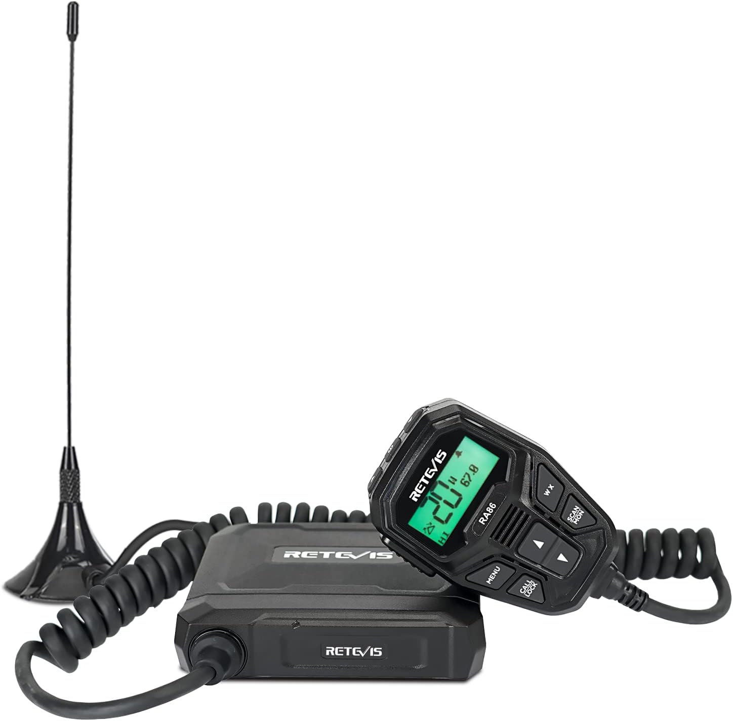 RA86 GMRS Mobile Two Way Radio retevis RA86 20w noaa GMRS Mobile Two Way Radio