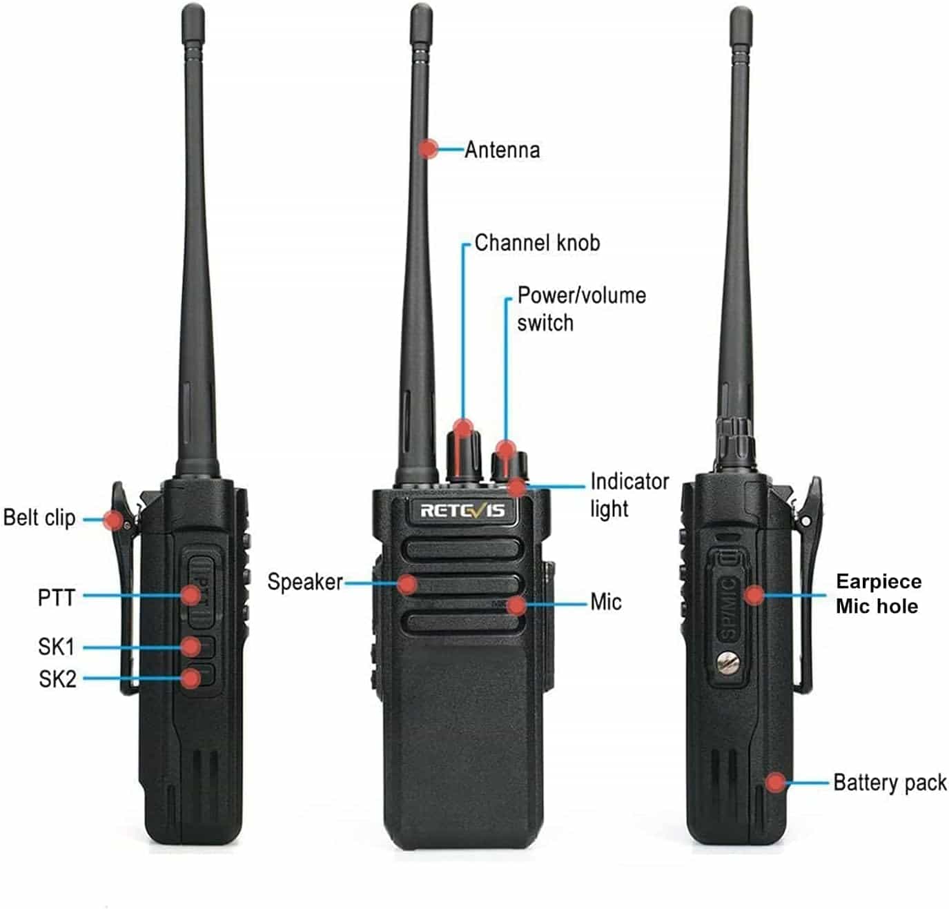 best walkie talkie for lodging