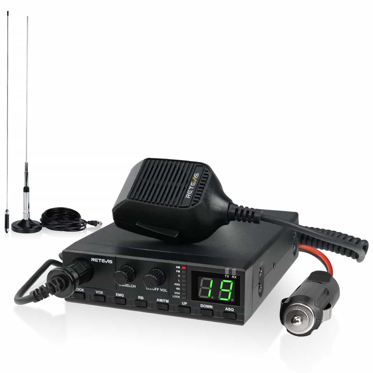 MB2 4W CB Mobile Radio With Antenna MB2 4W CB Mobile Radio With Antenna