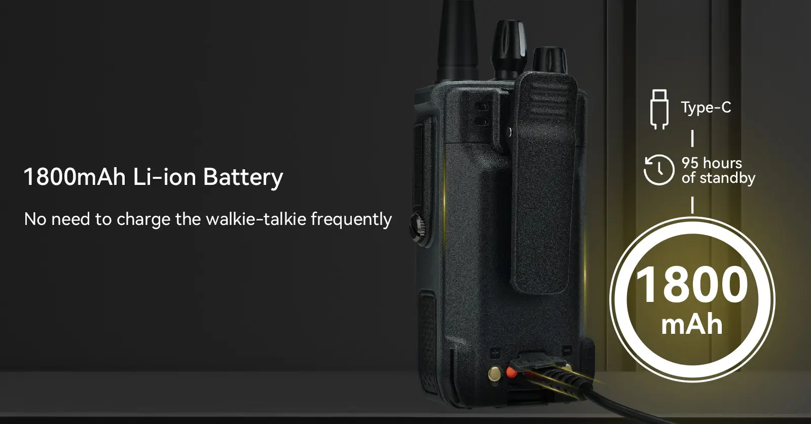C1-Built with 1800mAh Li-ion battery C1-Built with 1800mAh Li-ion battery
