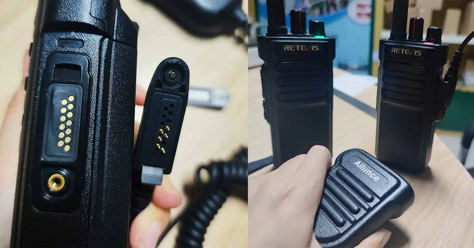 retevis rt29 with speaker mic IP55 weaterproof speak mic