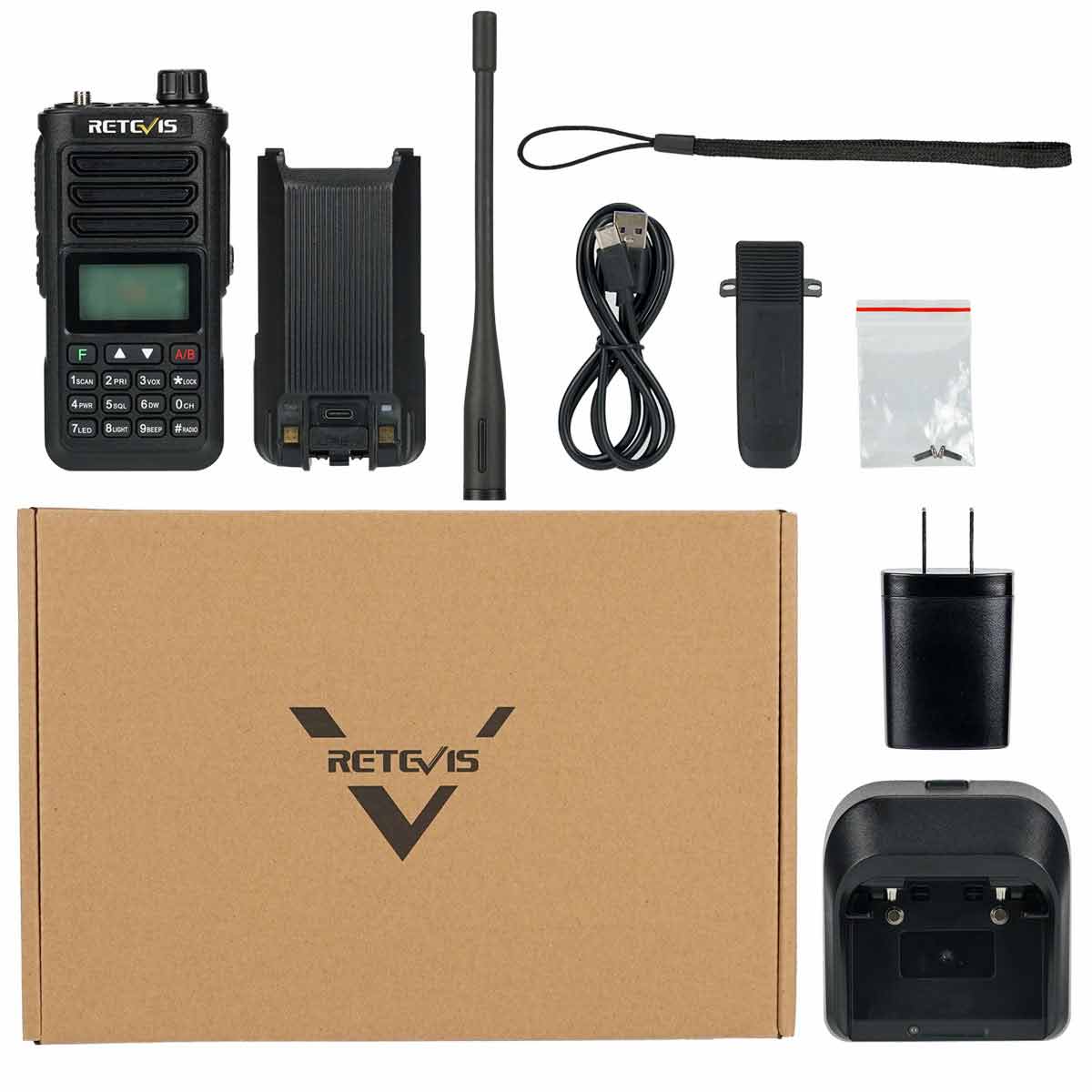 retevis ra89 10w walkie talkie