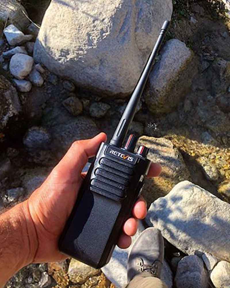 retevis rt29 long range waterproof radio VHF walkie talkies in mountain