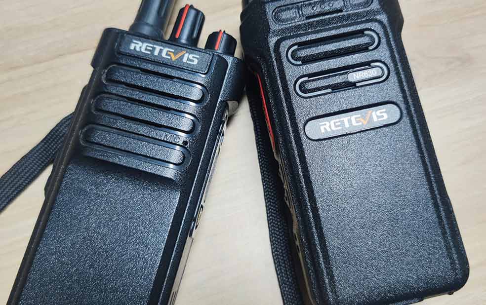 retevis rt29 and retevis nr630 two way radio for tour