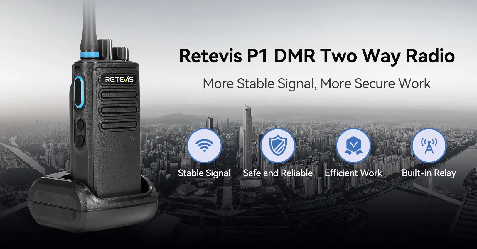 p1 long range rugged two way radio business two way radio