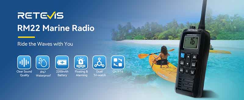 RETEVIS RM22 Handheld VHF marine radio