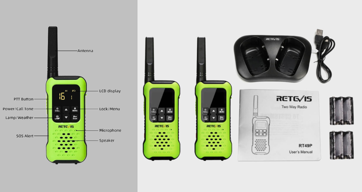 retevis long range waterproof radio for fishing best outdoor two way radio