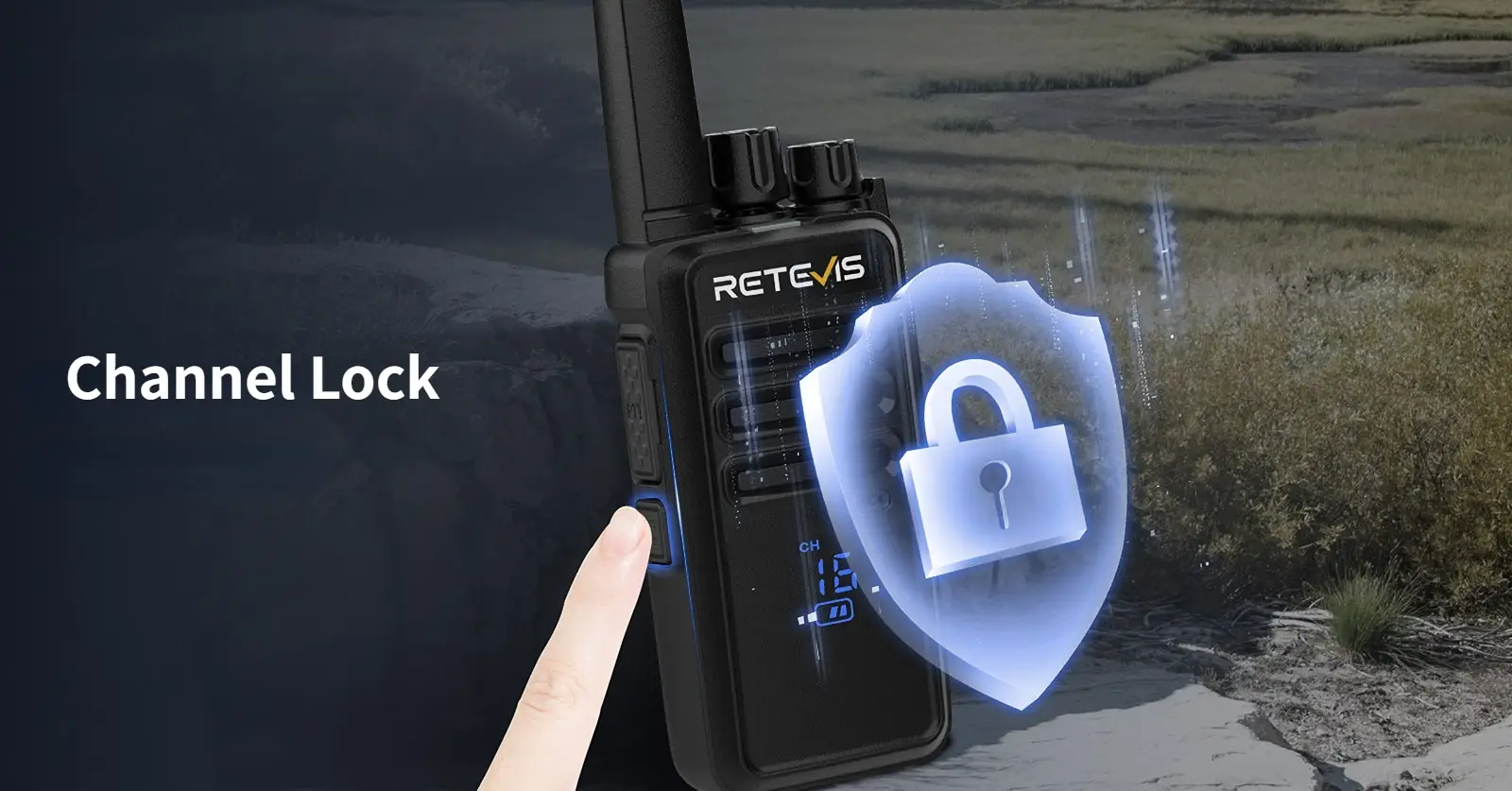 Retevis RT68H Walkie Talkie with Channel Lock Retevis RT68H Walkie Talkie with Channel Lock