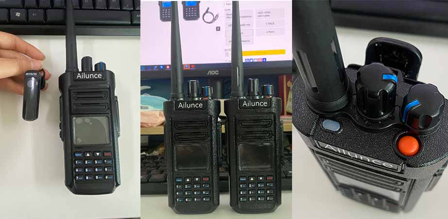 HD2 10w waterproof GPS Dual Band digital Two Way Radio