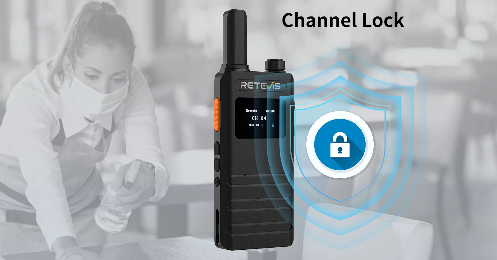 Retevis B3S Channel Lock Function