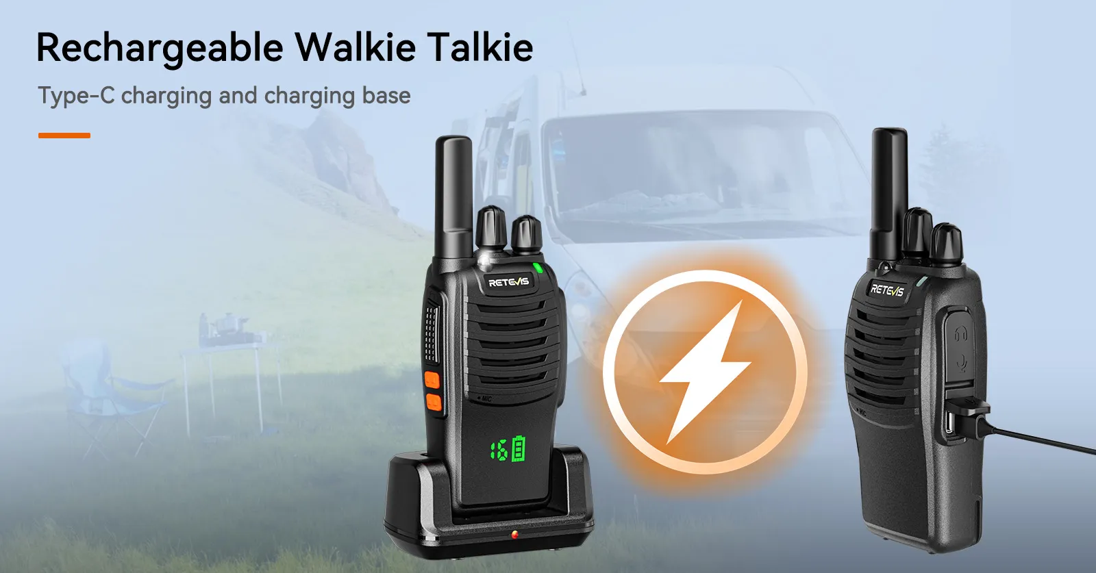 Retevis H777H Rechargeable Two Way Radio