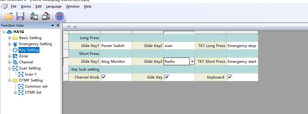 retevis Ailunce HA1G PROGRAMMING SOFTWARE