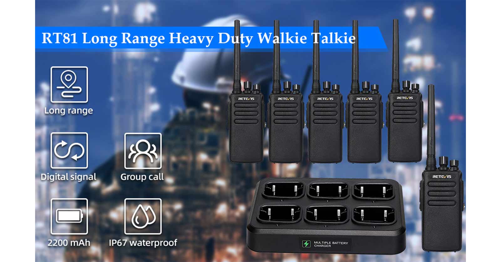 retevis rt81 business walkie talkie with encryption retevis rt81 business walkie talkie with encryption