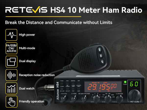 Ailunce HS4 A Powerful Companion for 10-Meter Radio Enthusiasts