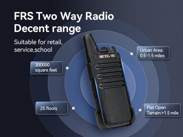 RETEVIS FAMILY RADIO SERVICE WALKIE TALKIE