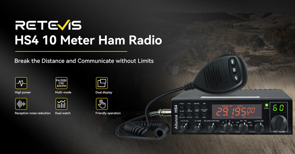 Retevis Ailunce HS4 10 Meter SSB Ham Radio