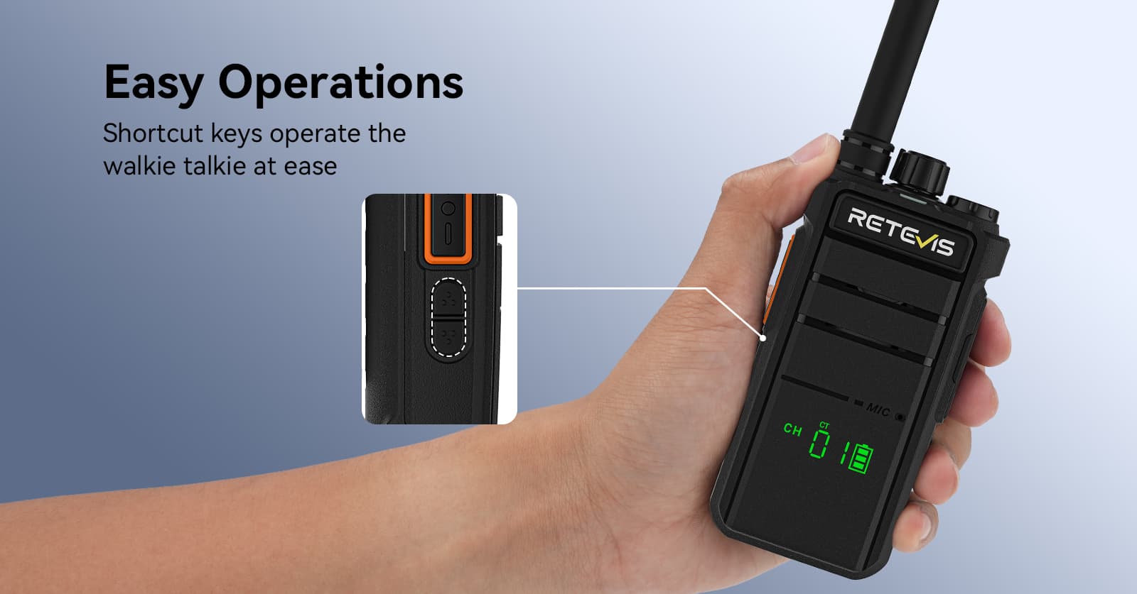 RB626H Easy operation