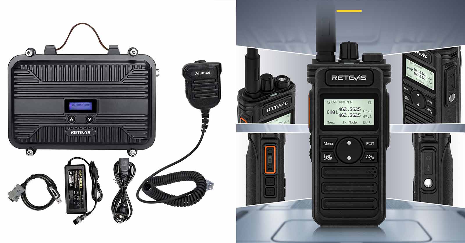 retevis long range business walkie talkie for long range retevis rt97s repeater and rt86s
